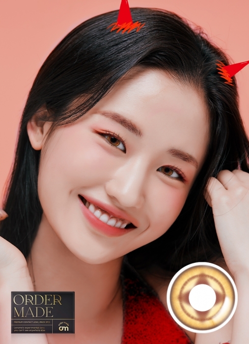 [月拋] LENSME ORDER MADE BORNBLE Orange 月拋隱形眼鏡 | 每盒2片