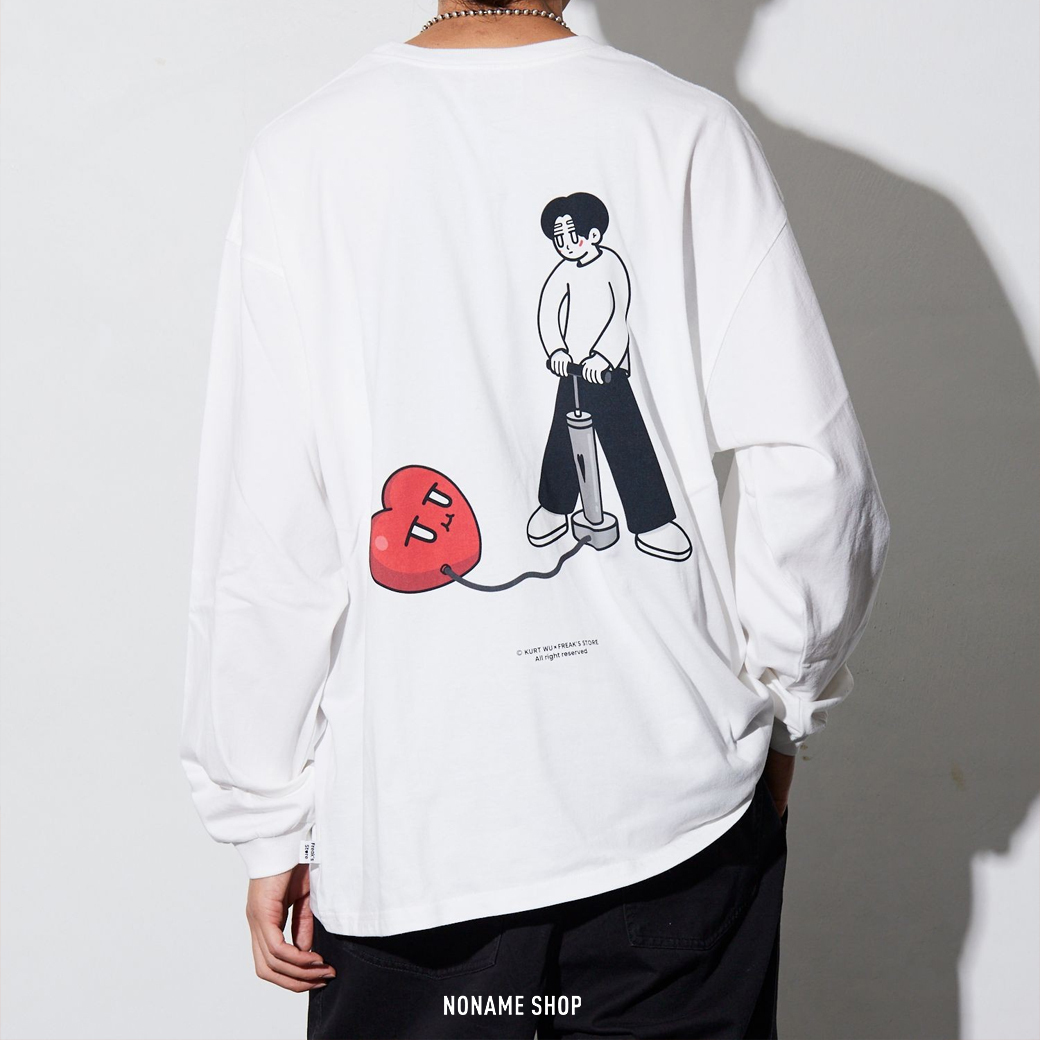KURT WU X FREAK'S STORE 聯名 秋冬 長袖 充氣愛心 三色 (男款)