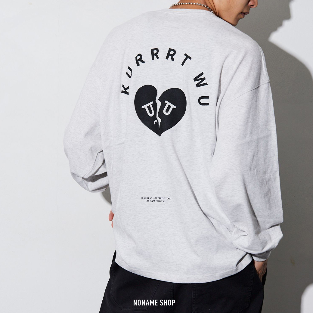 KURT WU X FREAK'S STORE 聯名 秋冬 長袖 心碎愛心 三色 (男款)
