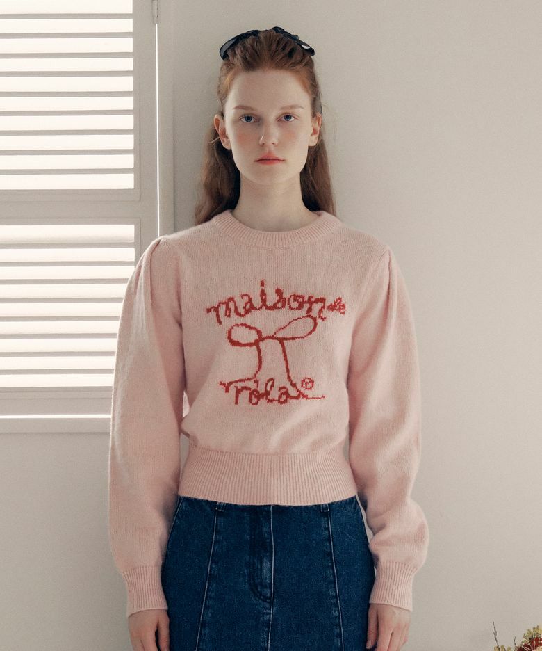 ROLAROLA ROLA RIBBON PUFF SLEEVE KNIT