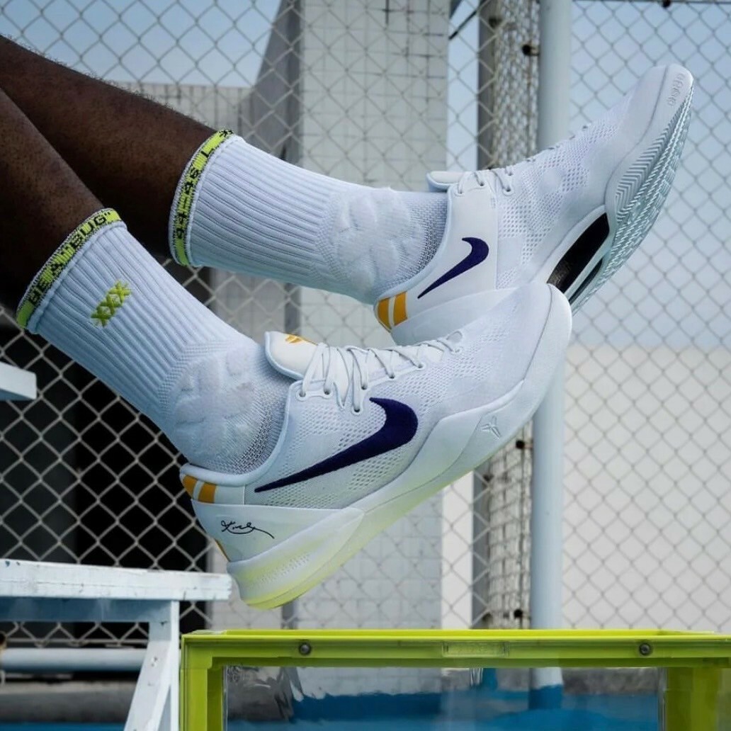 Nike Kobe 8 Protro Lakers Away/Home 黑黃/白紫 柯比 八代 低筒 實戰籃球鞋