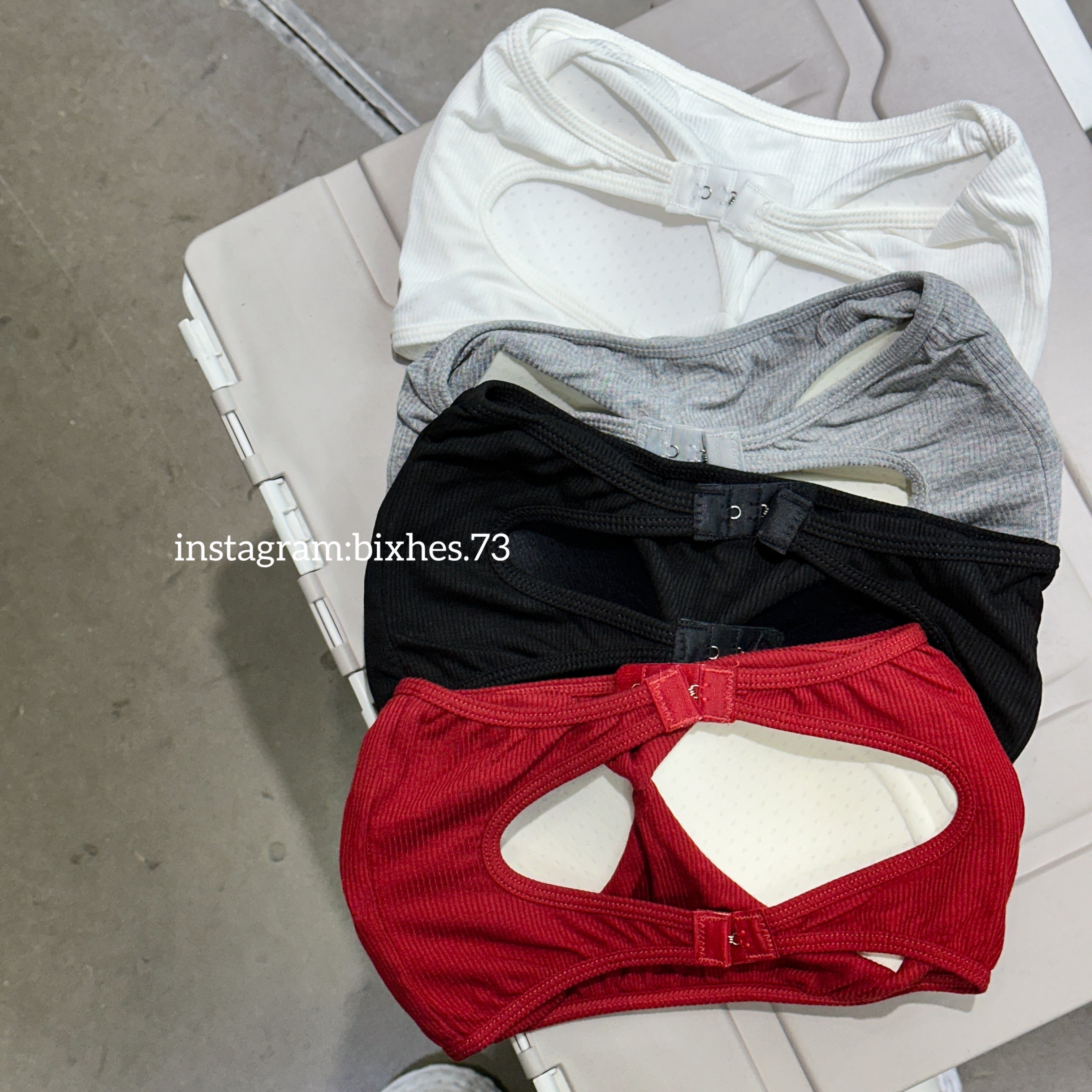 棉質兩扣內衣背心(C00075)