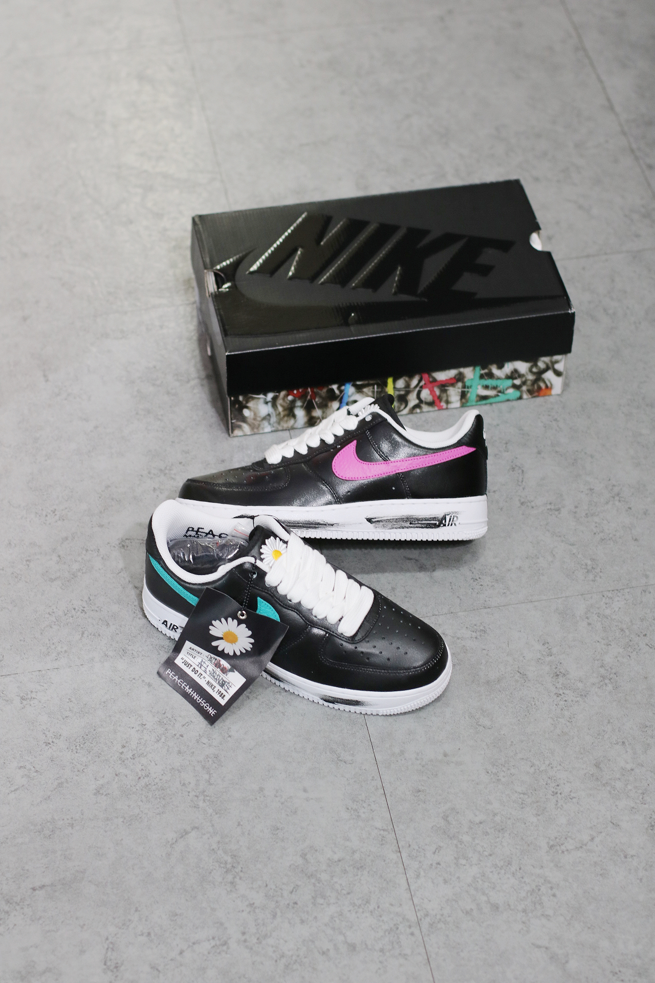 PEACEMINUSONE  x Nike Air Force 1 Low G-Dragon Para-Noise 權志龍3.0 AQ3692-004