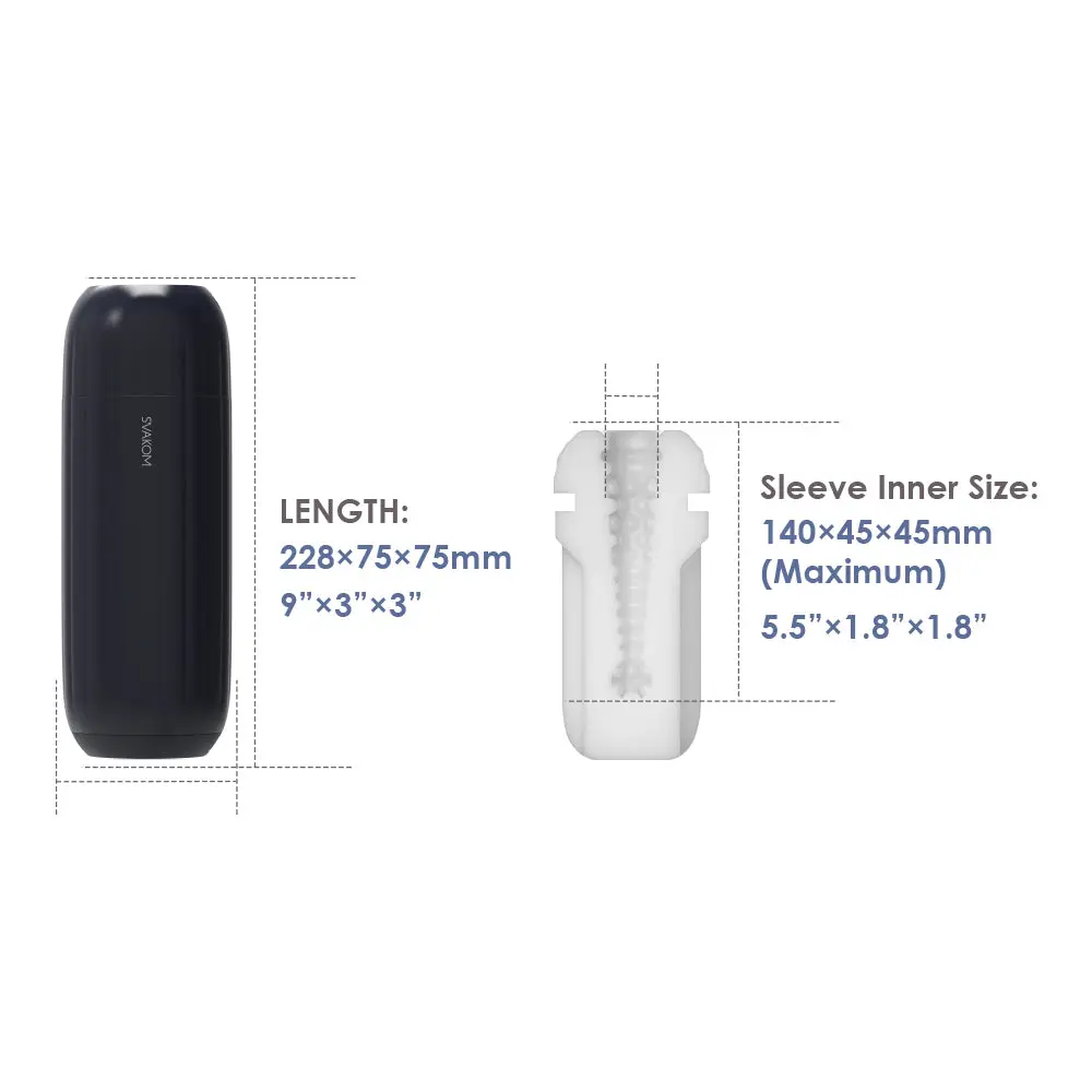 SVAKOM - Sam Neo 2 智能遠程 交互式電動飛機杯(吸啜&震動)