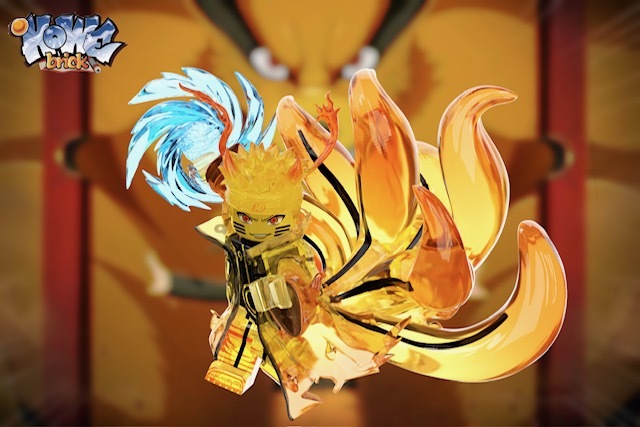 【Howe Brick】透明九尾鳴人 (不能寄中國地址)