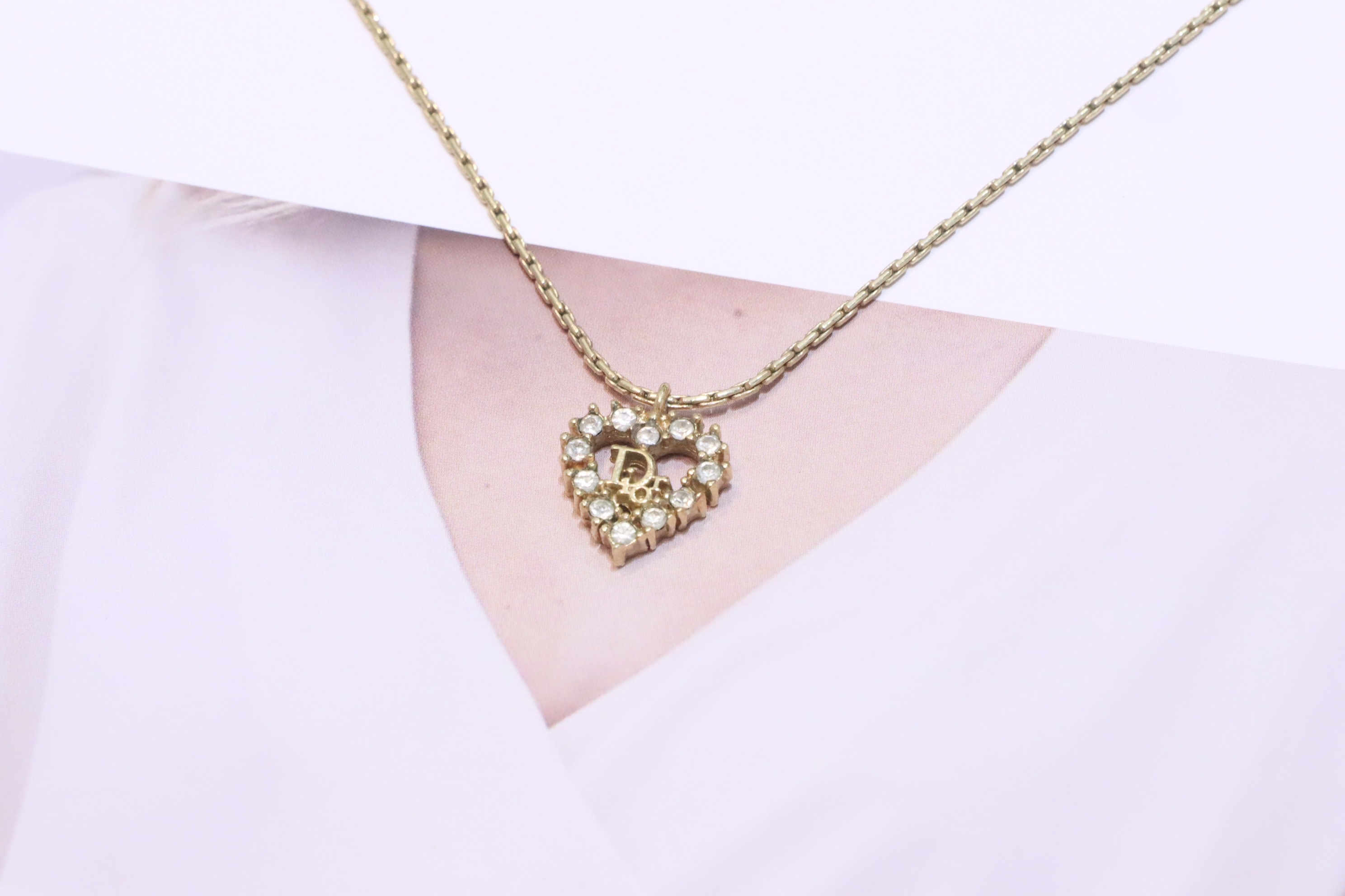 Dior 心心頸鏈✨