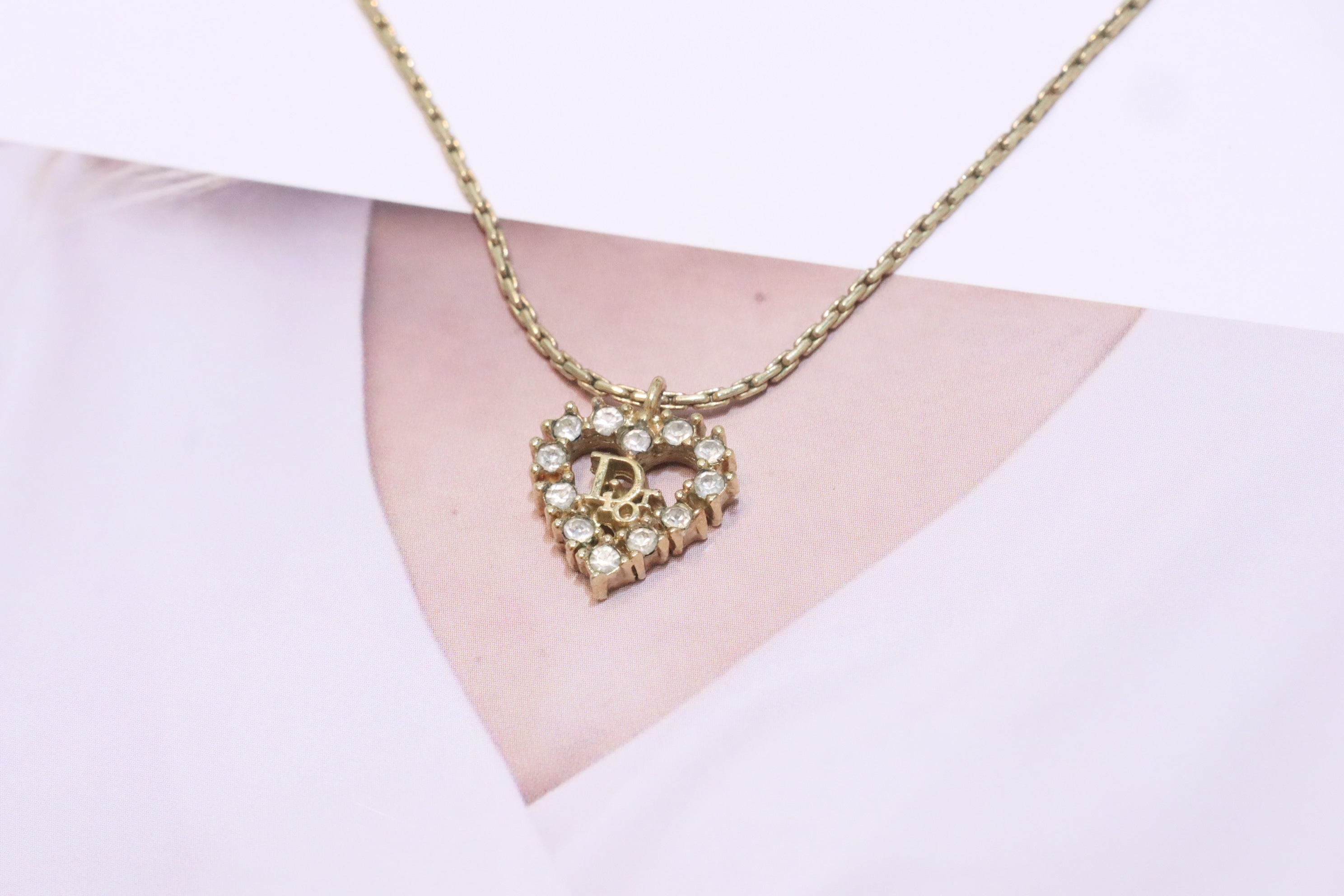 Dior 心心頸鏈✨