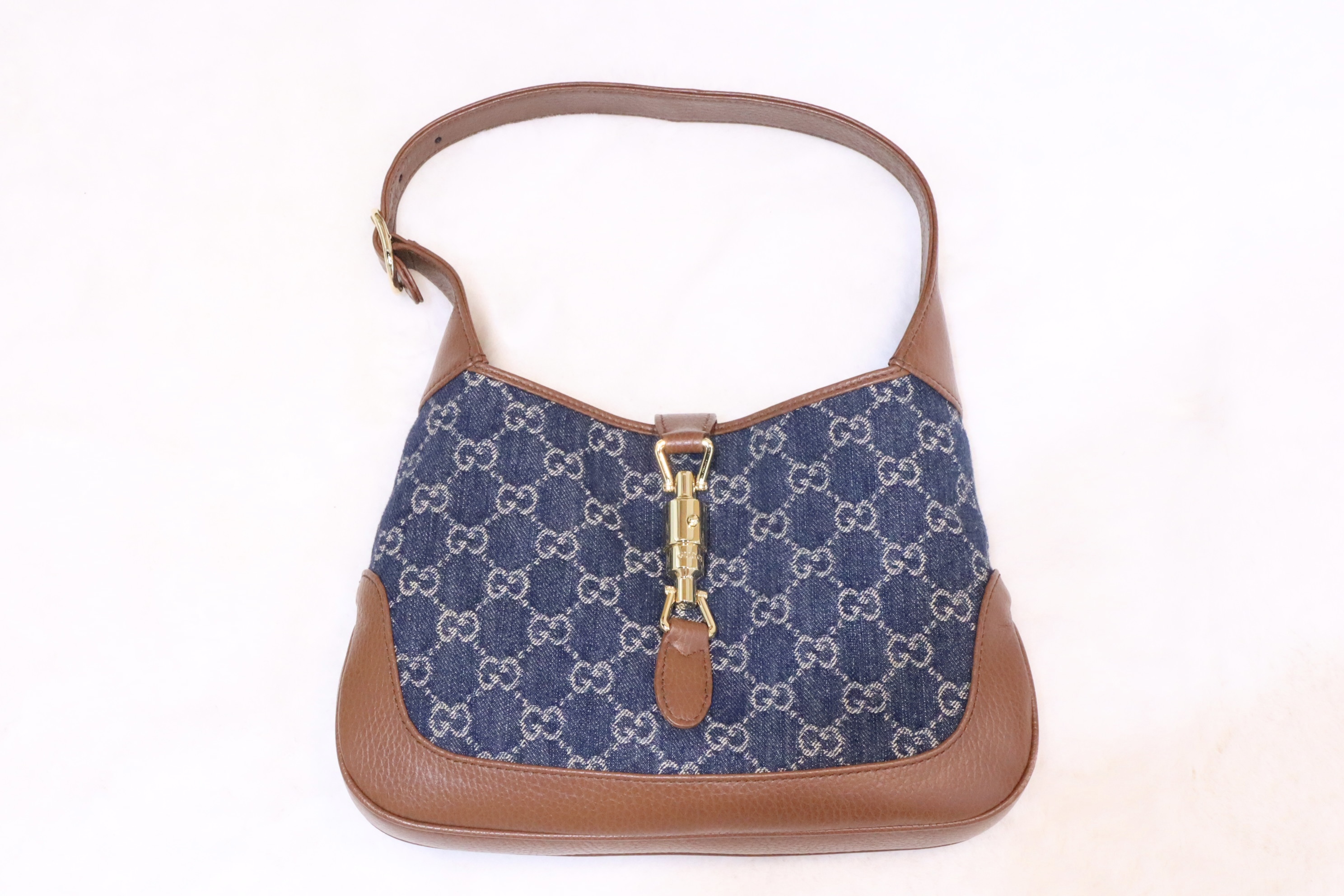 Gucci Jackie 1961 牛仔Handbag💙