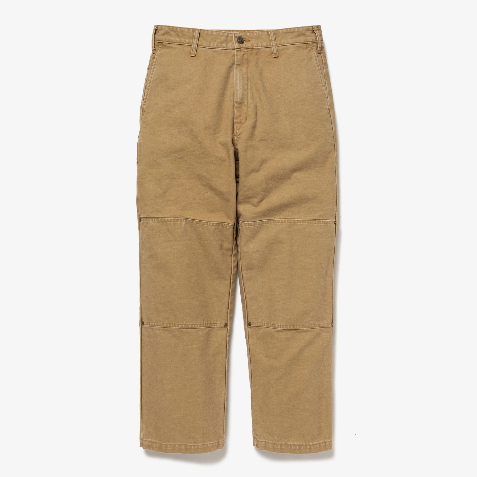 DESCENDANT 2024 A/W DET DOUBLE KNEE TROUSERS - BEIGE PRE ORDER ITEM (預訂中)