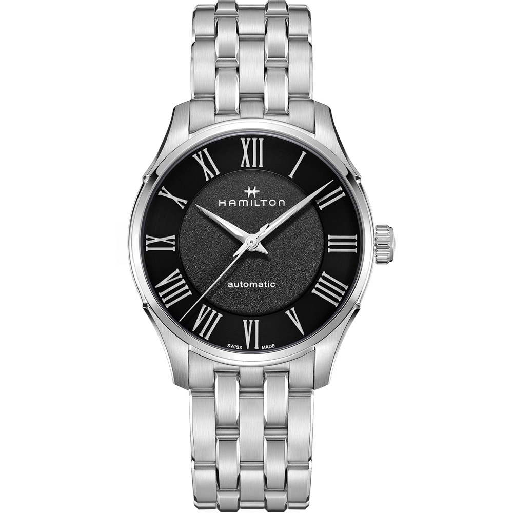 【Hamilton 漢米爾頓】AUTO爵士系列 H42535130 鏤空背蓋 夜光指針 機械腕錶