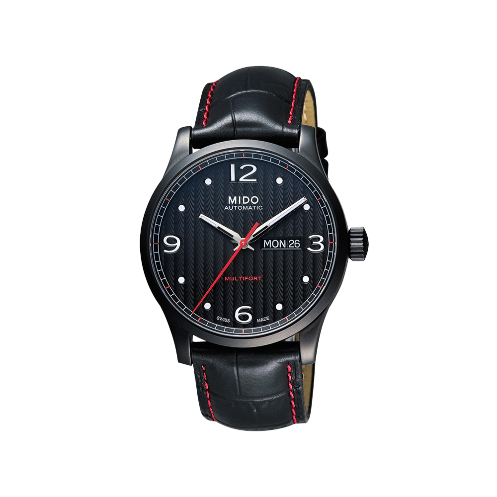 【MIDO 美度】Multifort 先鋒系列 M0054303705000 超跑風格 鏤空 自動機芯 質感真皮 腕錶 手錶 42mm