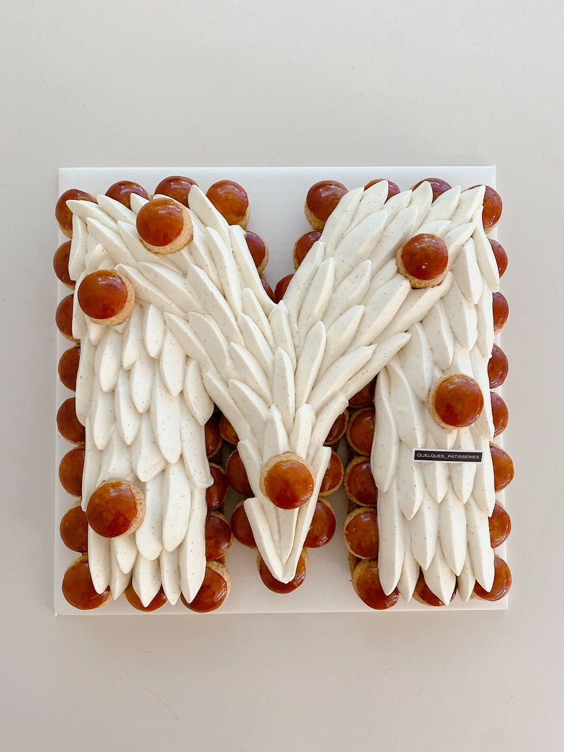 M-S 英文字母 大溪地香草聖多諾黑