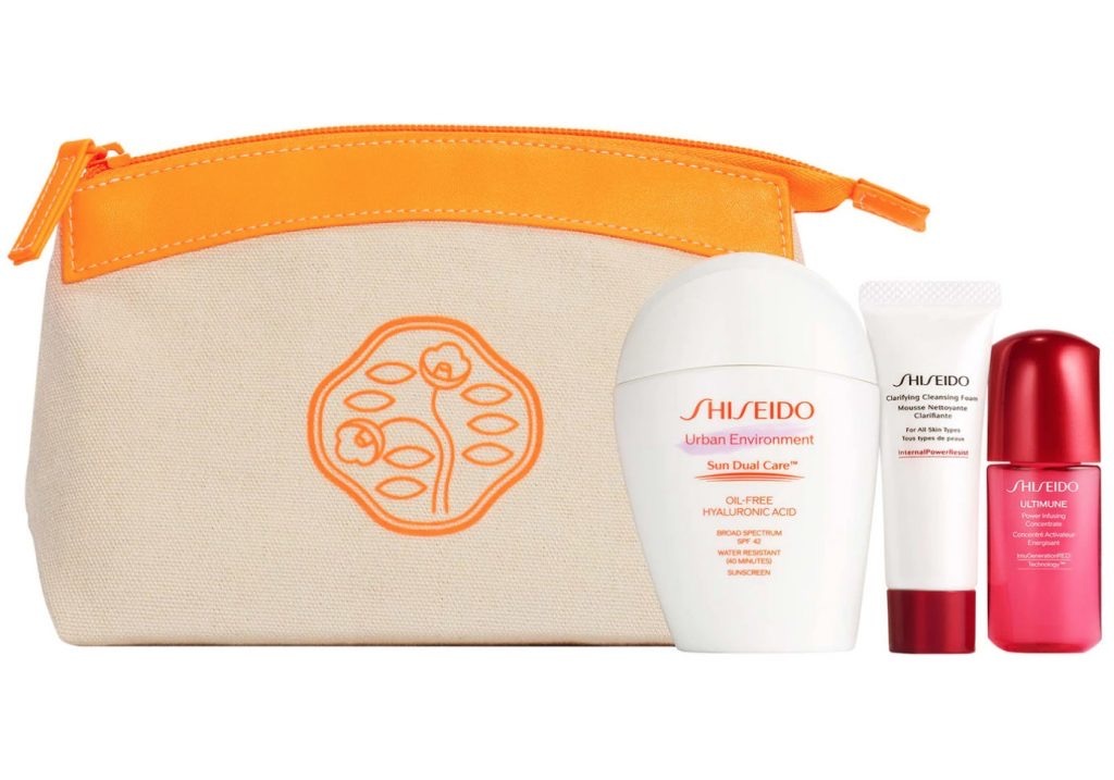 資生堂2023新版無油版白胖子防曬三件套