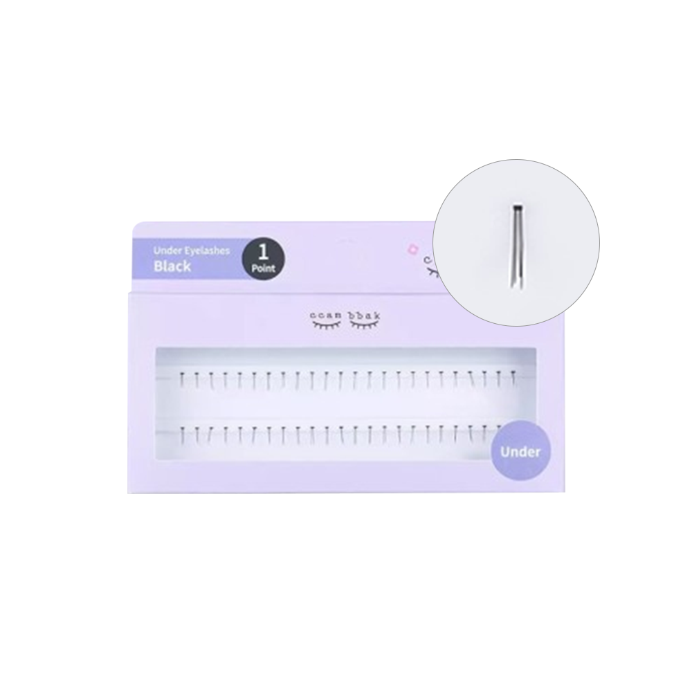 【Ccambbak】Black下睫毛