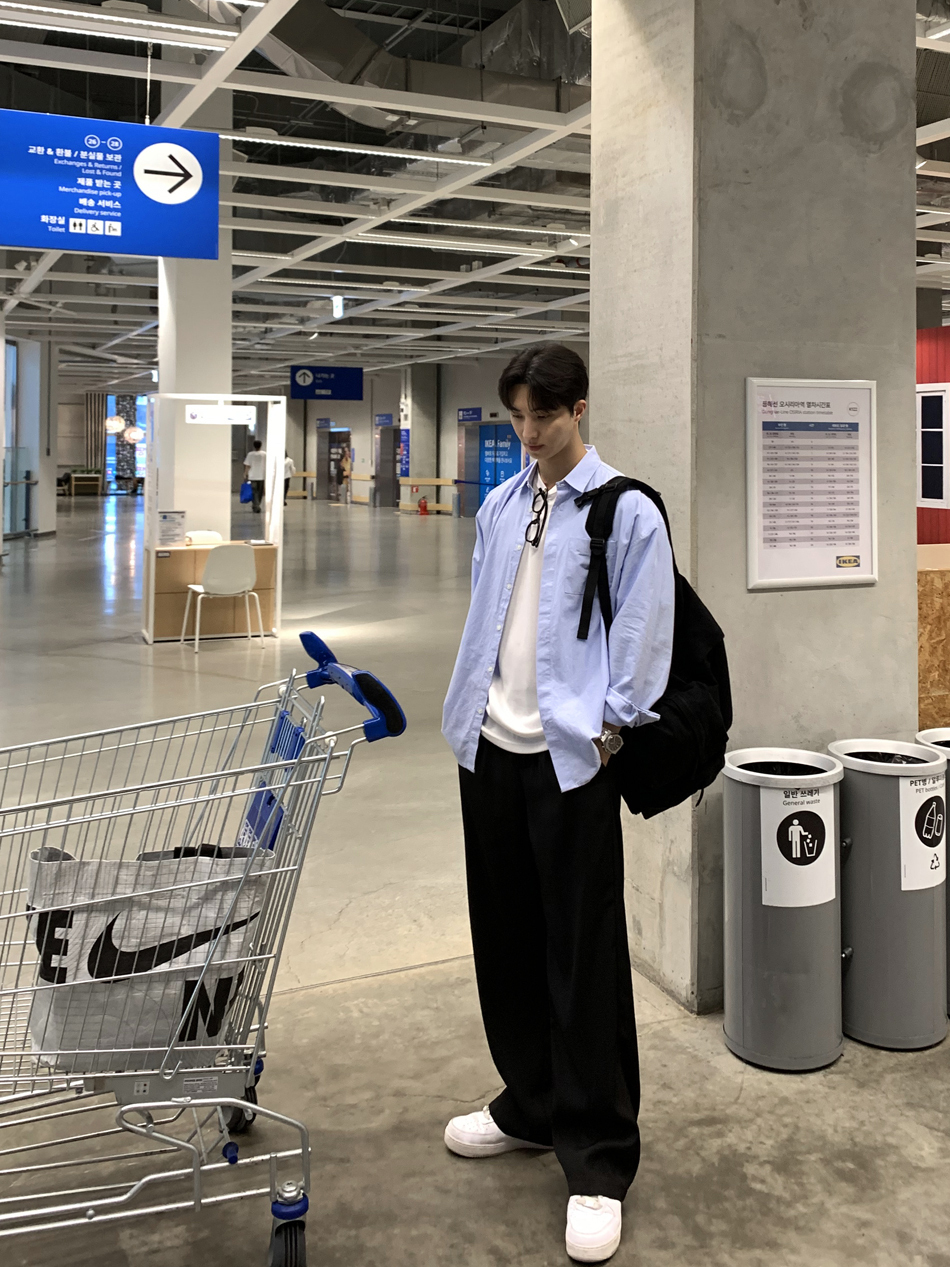 基本款牛津寬鬆襯衫