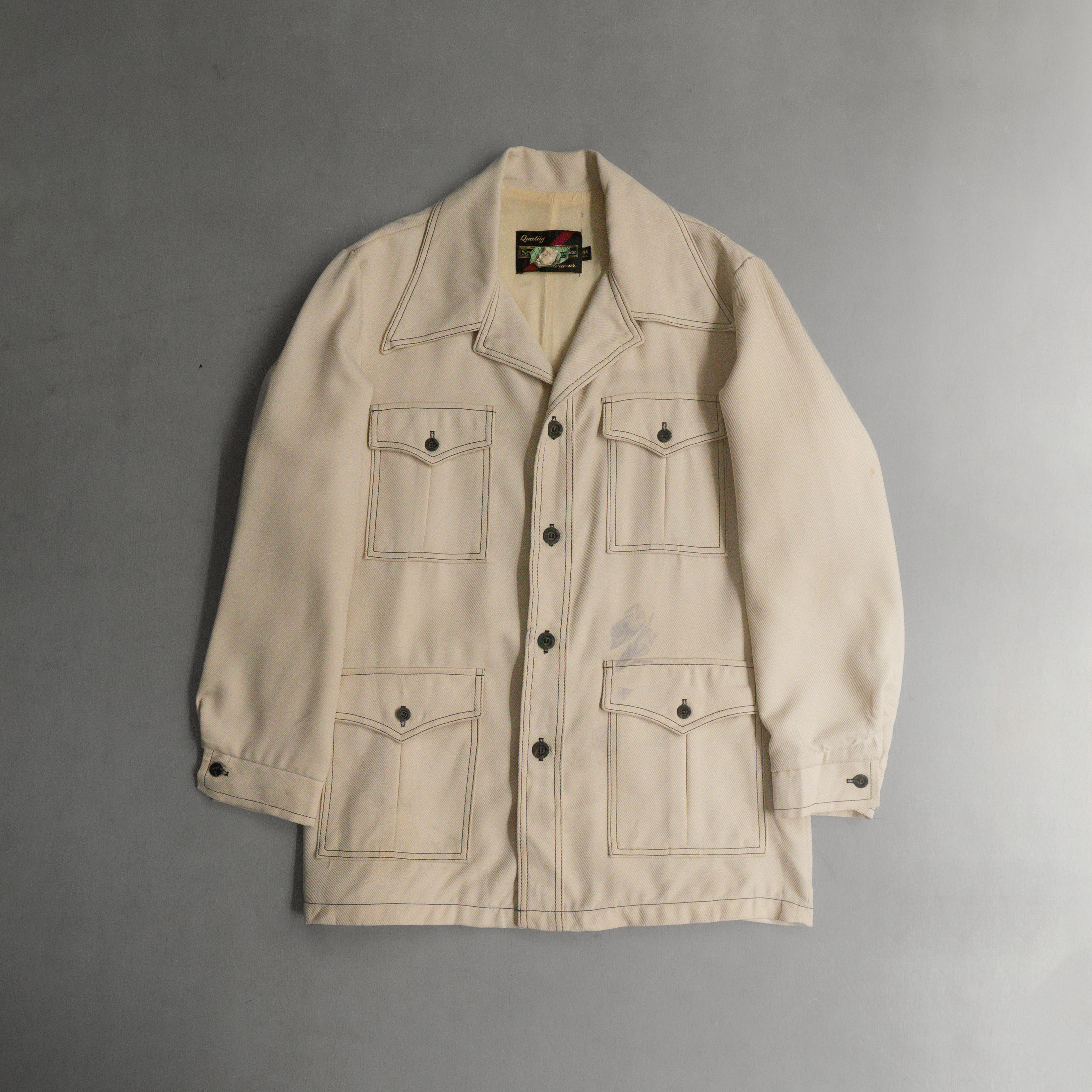 70-80S SEARS WESTERN LEISURE JACKET 美國 米白 西部 箭領 休閒 外套