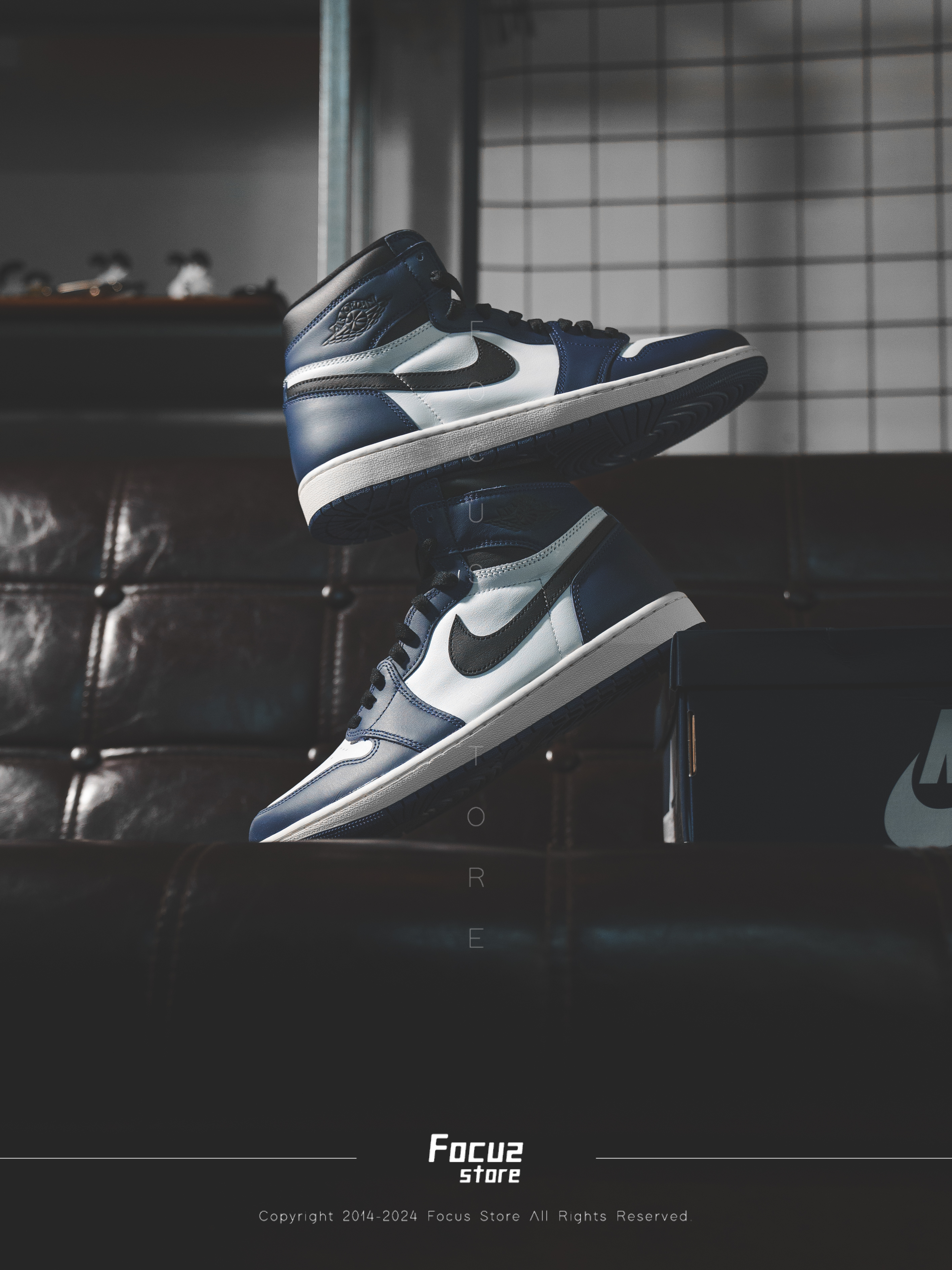 【Focus Store】現貨秒發 Air Jordan 1 Retro High OG "Midnight Navy" 午夜藍 DZ5485-401