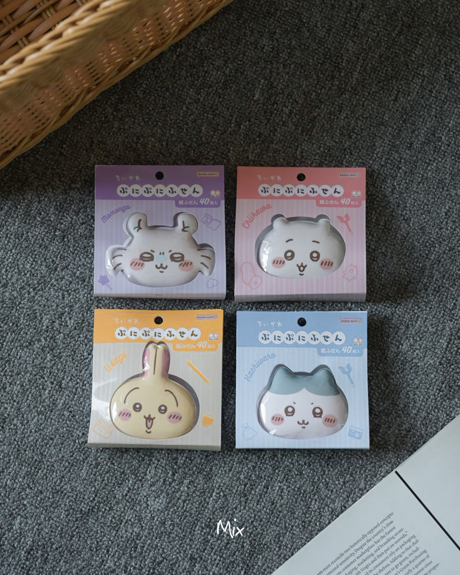 iSNEAKERS｜日本 Chiikawa吉伊卡哇 大頭便利貼 40入