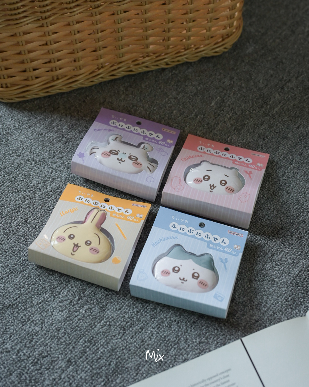 iSNEAKERS｜日本 Chiikawa吉伊卡哇 大頭便利貼 40入