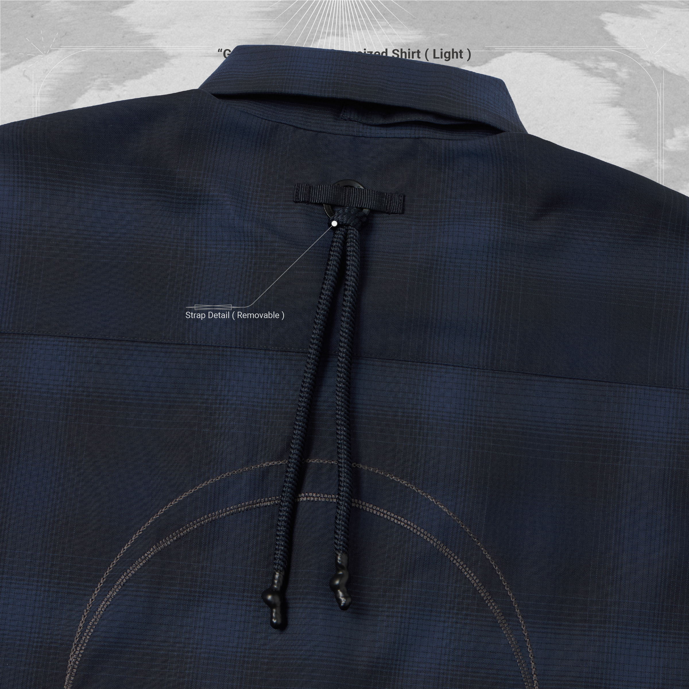 トップス GOOPi MADE  Oversized Polo Shirt Bathyal GOOPi MADE Oversized Polo Shirt Bathyal