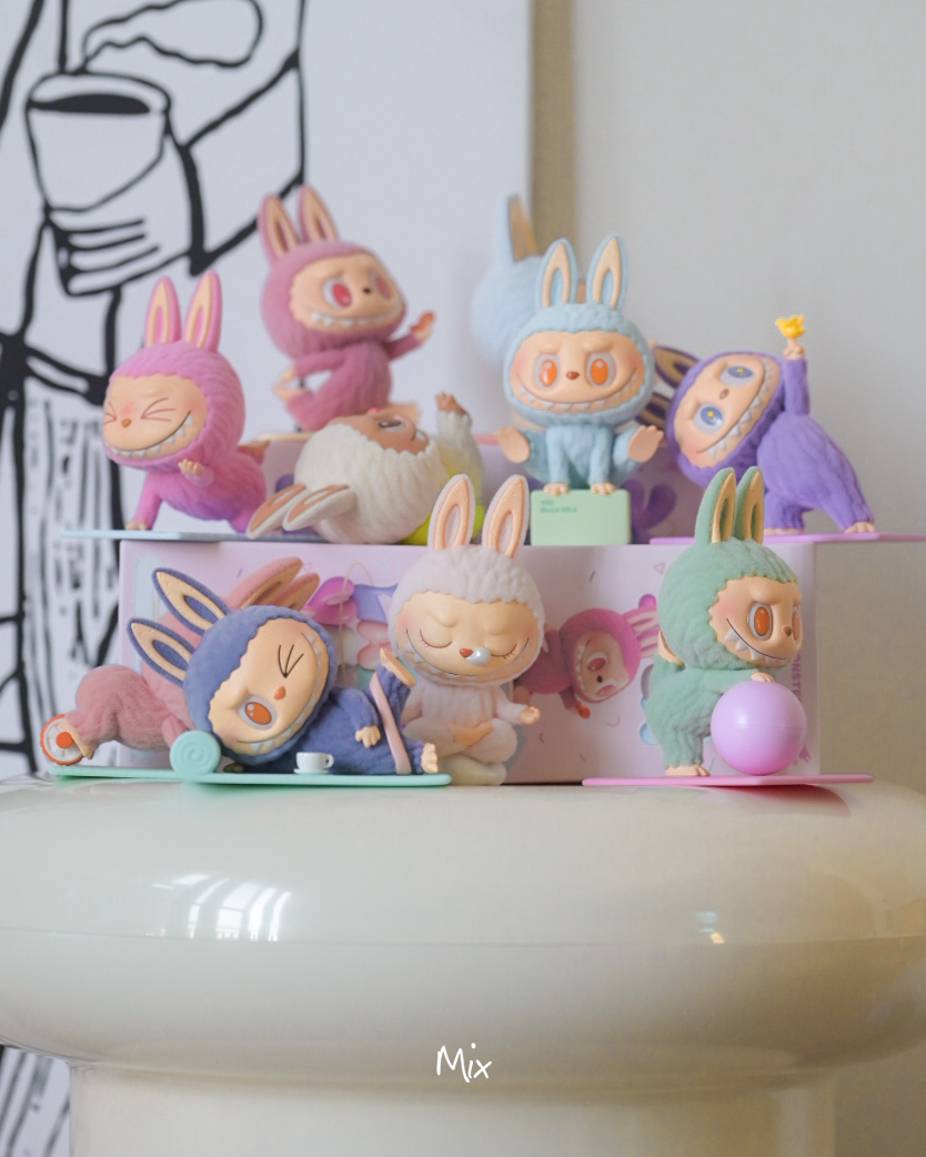 iSNEAKERS｜Labubu 瑜珈系列 10款 盲盒 一中盒