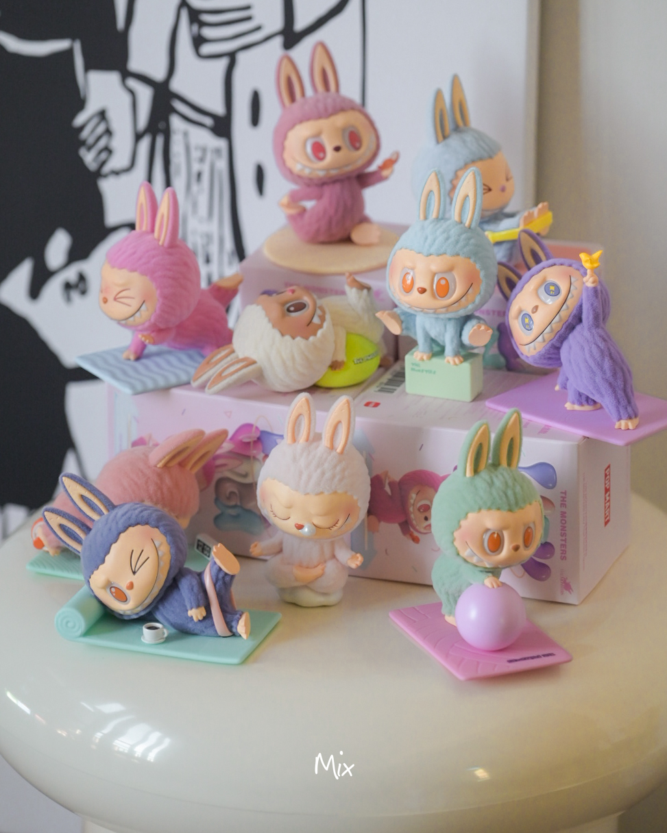 iSNEAKERS｜Labubu 瑜珈系列 10款 盲盒 一中盒