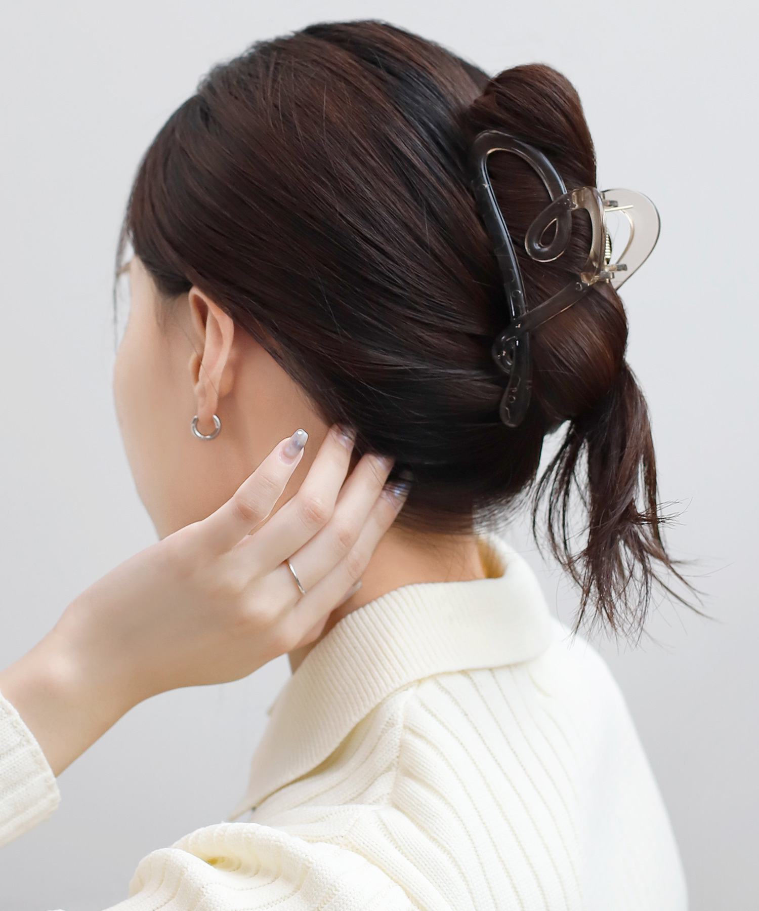 [連線優惠]ANEMONE細緻心形圖案髮夾