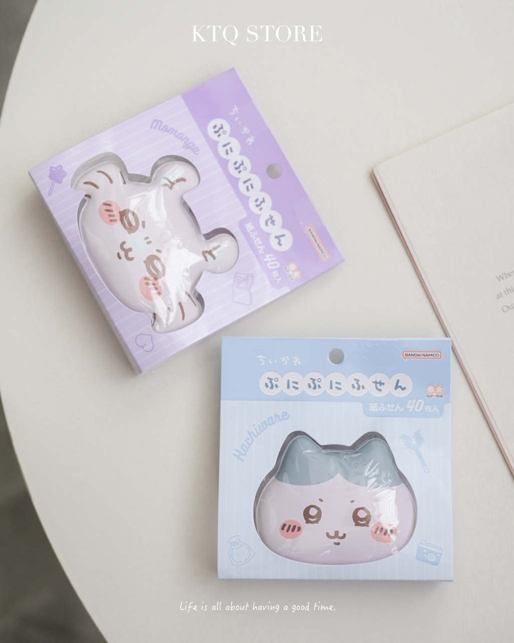 KTQ STORE ‧ 日本 Chiikawa 吉伊卡哇 便利貼 40入
