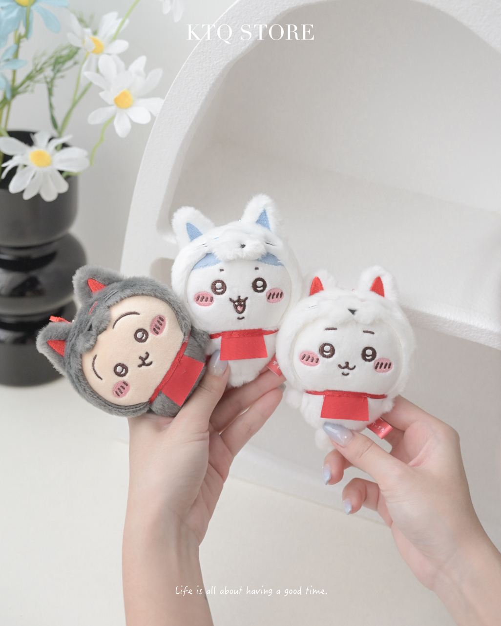 KTQ STORE ‧ 日本 Chiikawa 吉伊卡哇 伏見稻荷系列 京都限定 S娃 吊飾