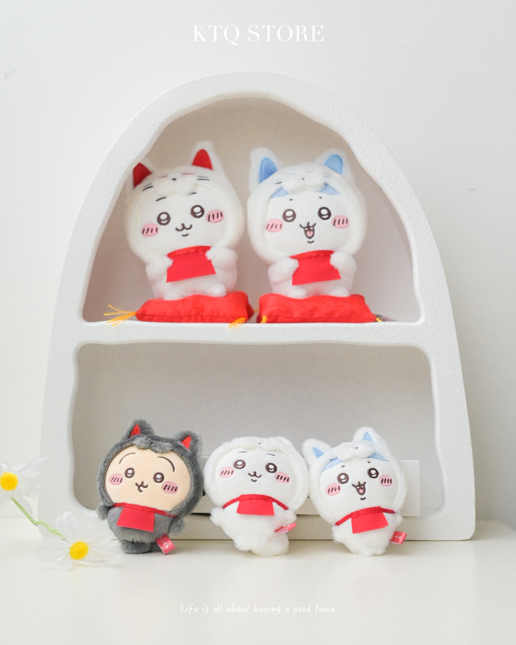 KTQ STORE ‧ 日本 Chiikawa 吉伊卡哇 伏見稻荷系列 京都限定 S娃 吊飾