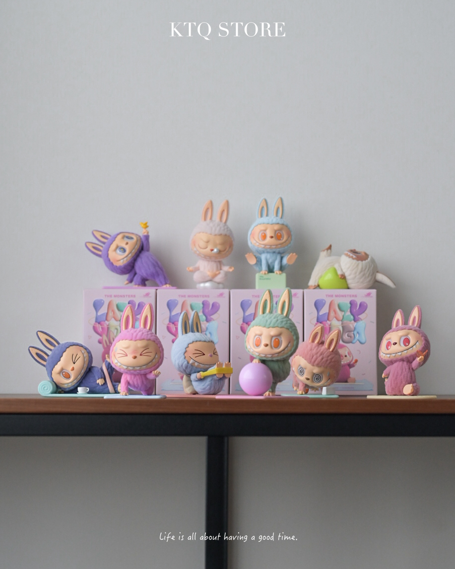 KTQ STORE ‧ POPMART Labubu 瑜伽系列 植絨公仔 盲盒 10款