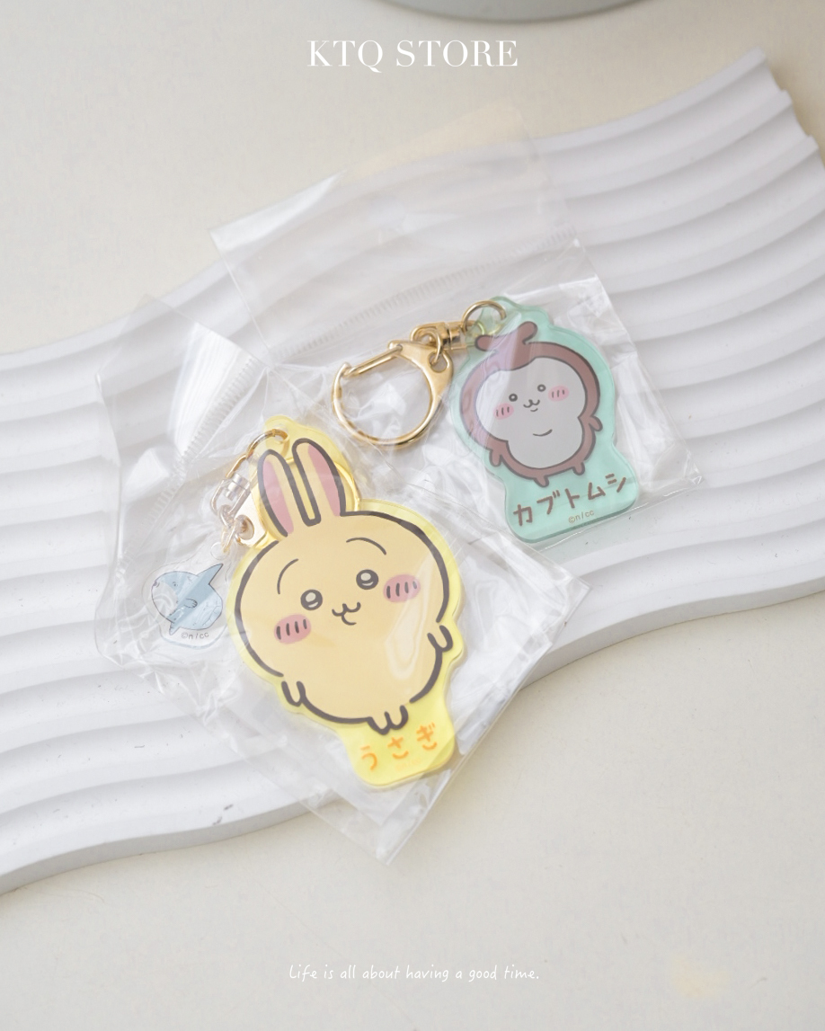 KTQ STORE ‧ 日本 Chiikawa 吉伊卡哇 壓克力鑰匙圈 小甲蟲 烏薩奇