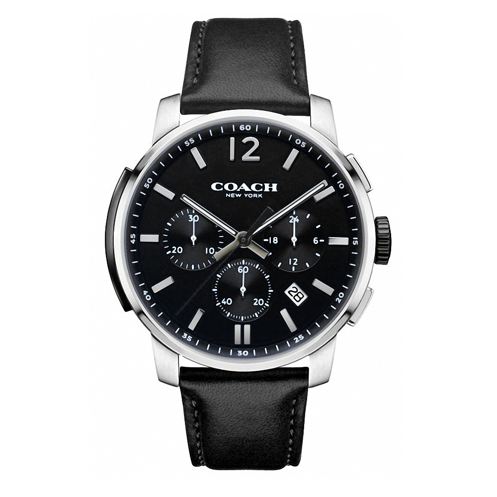 (預購)【COACH 蔻馳】 BLEECKER系列 三眼 計時 日期顯示 男款 石英錶 14602014/14602018/14602019/14602022