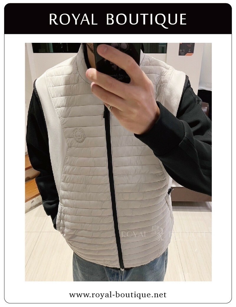 MARINA MILITARE 立領雙面穿鋪棉背心