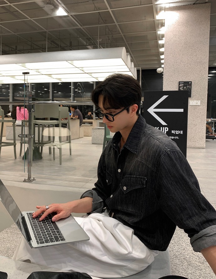 西部兩口袋牛仔襯衫