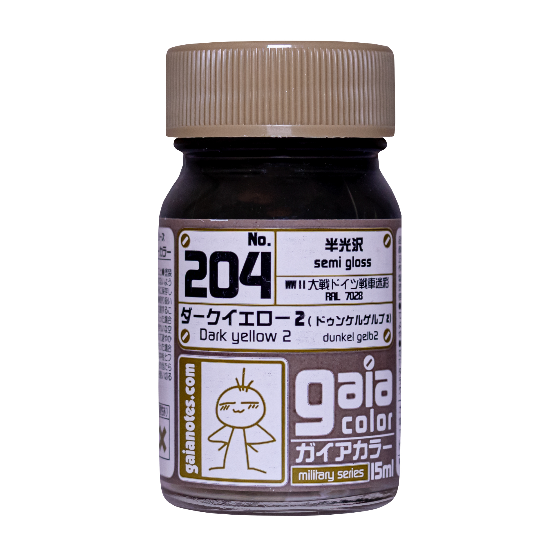 GAIA 蓋亞 GAIA-204 DARK YELLOW 2 ダークイエロー2 15ML