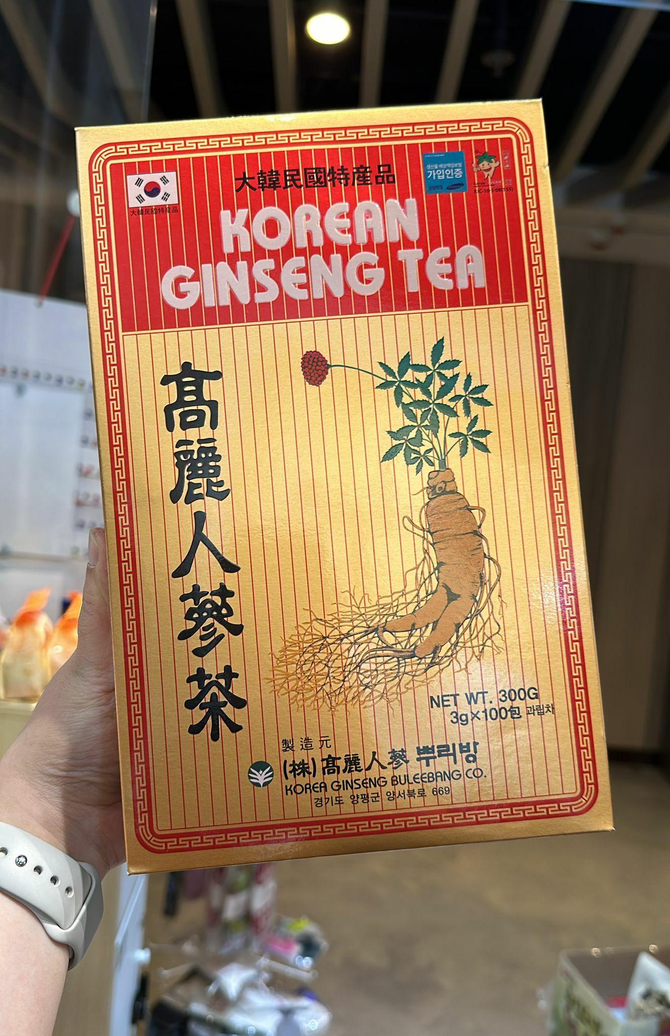 韓國高麗人蔘茶（粉裝） 100包