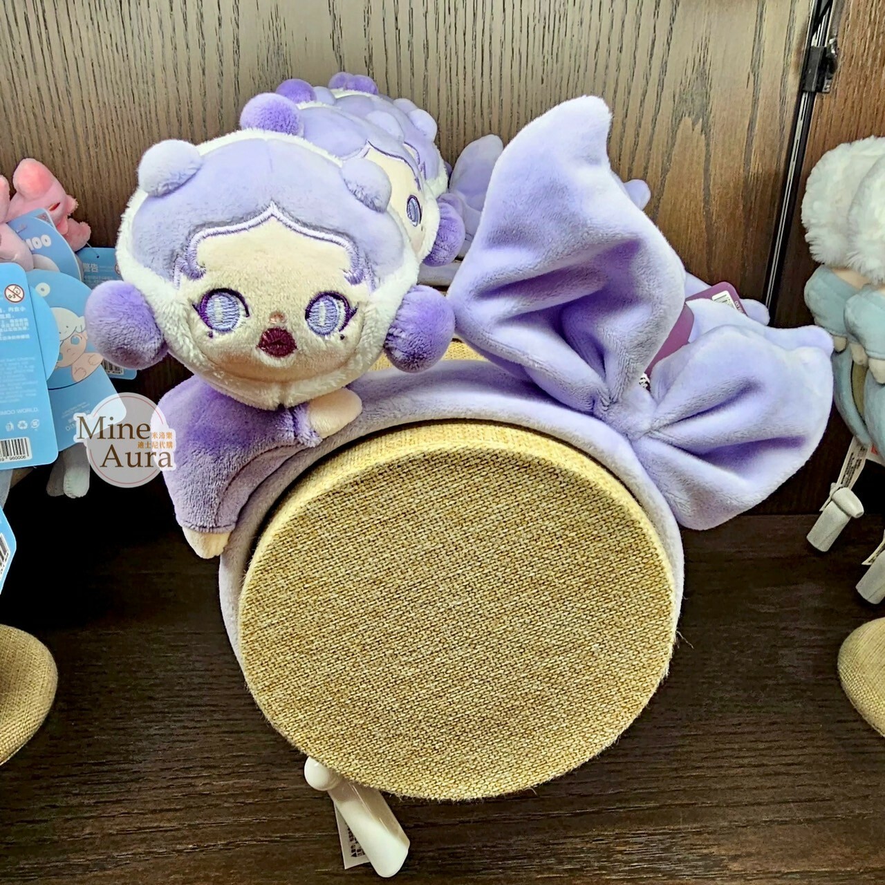 POP MART 泡泡瑪特 趴趴系列 SKULLPANDA 絨毛 造型 髮圈 髮箍 -泡泡瑪特城市樂園