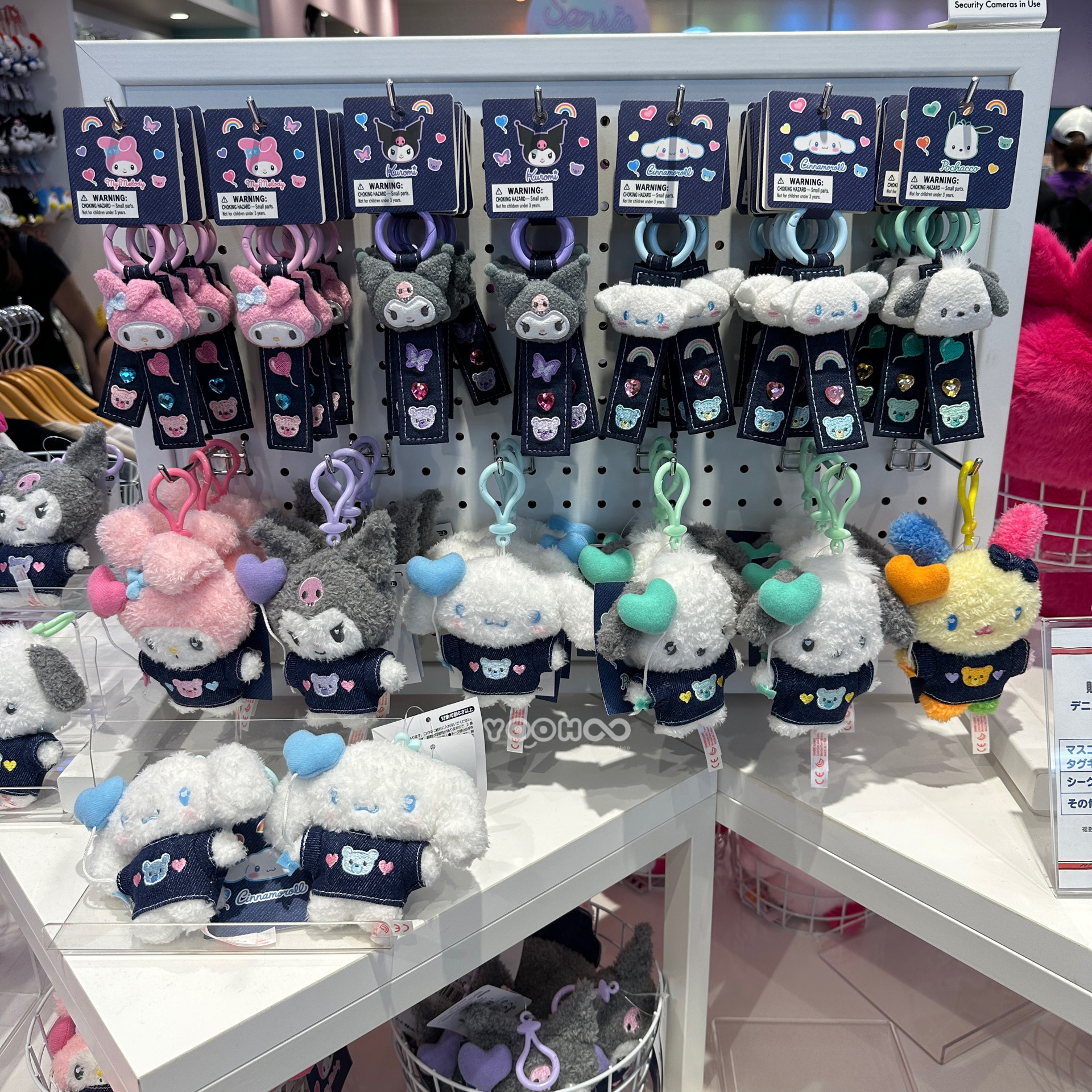 預購┃日本 三麗鷗 丹寧牛仔系列 吊飾 鑰匙圈 摺疊鏡 收納包