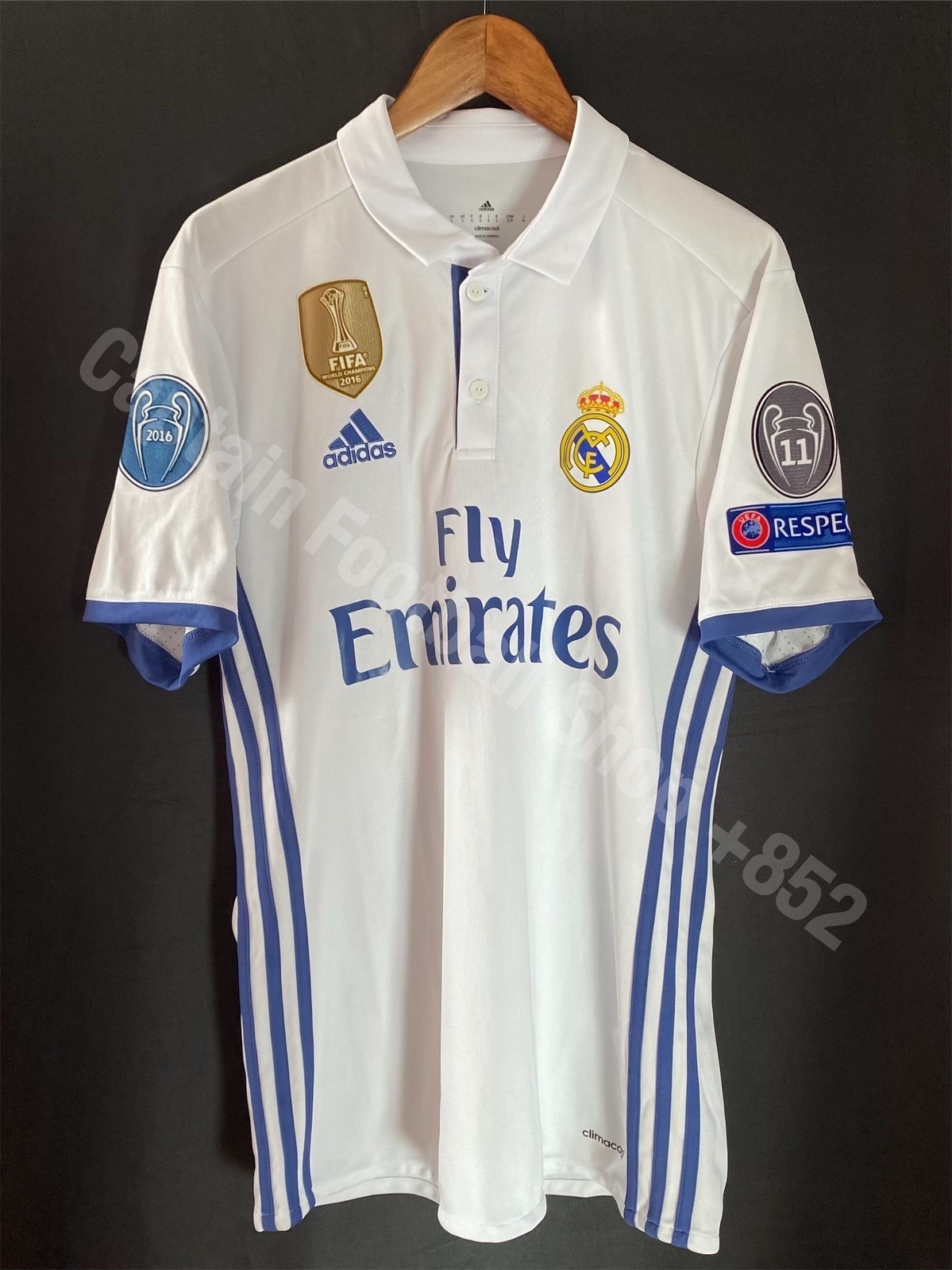 Real Madrid 2016-2017 Adidas Home Shirt #7 RONALDO