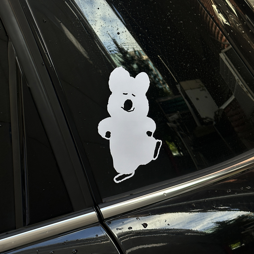 【Dinotaeng】HAPPY QUOKKA WINDOW STICKER 車用貼紙