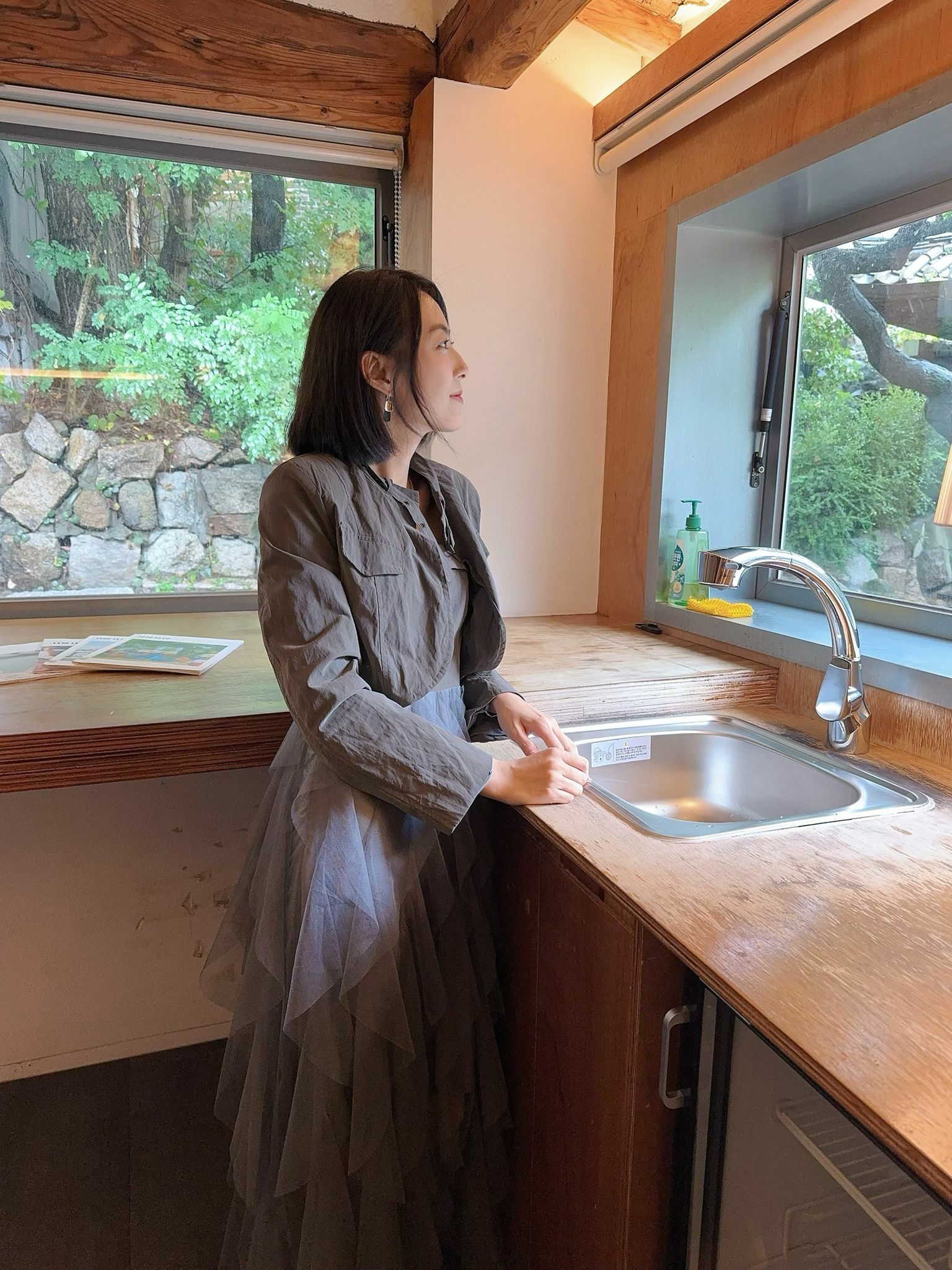 SET#6368 🤍旋轉紗套裝