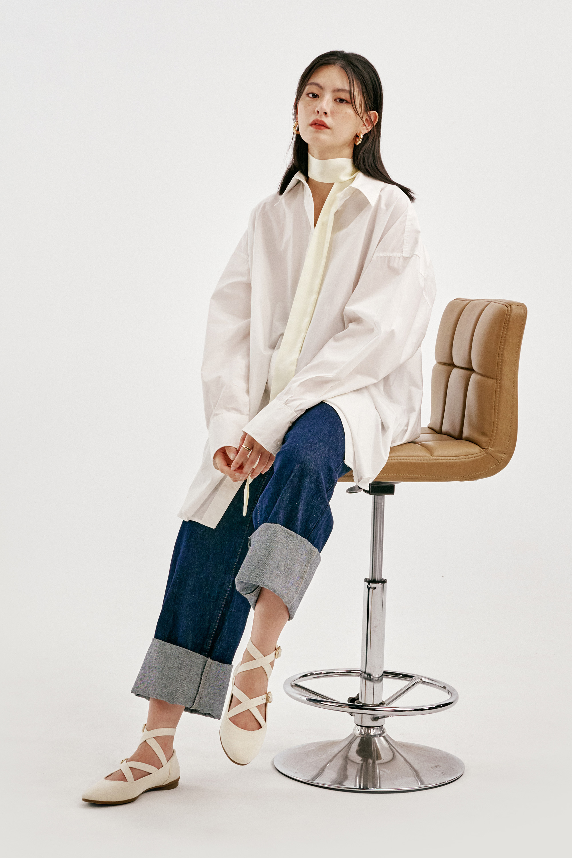 新品Lolita Flats Cream Cream White Lolita Flats Cream White| inooknit