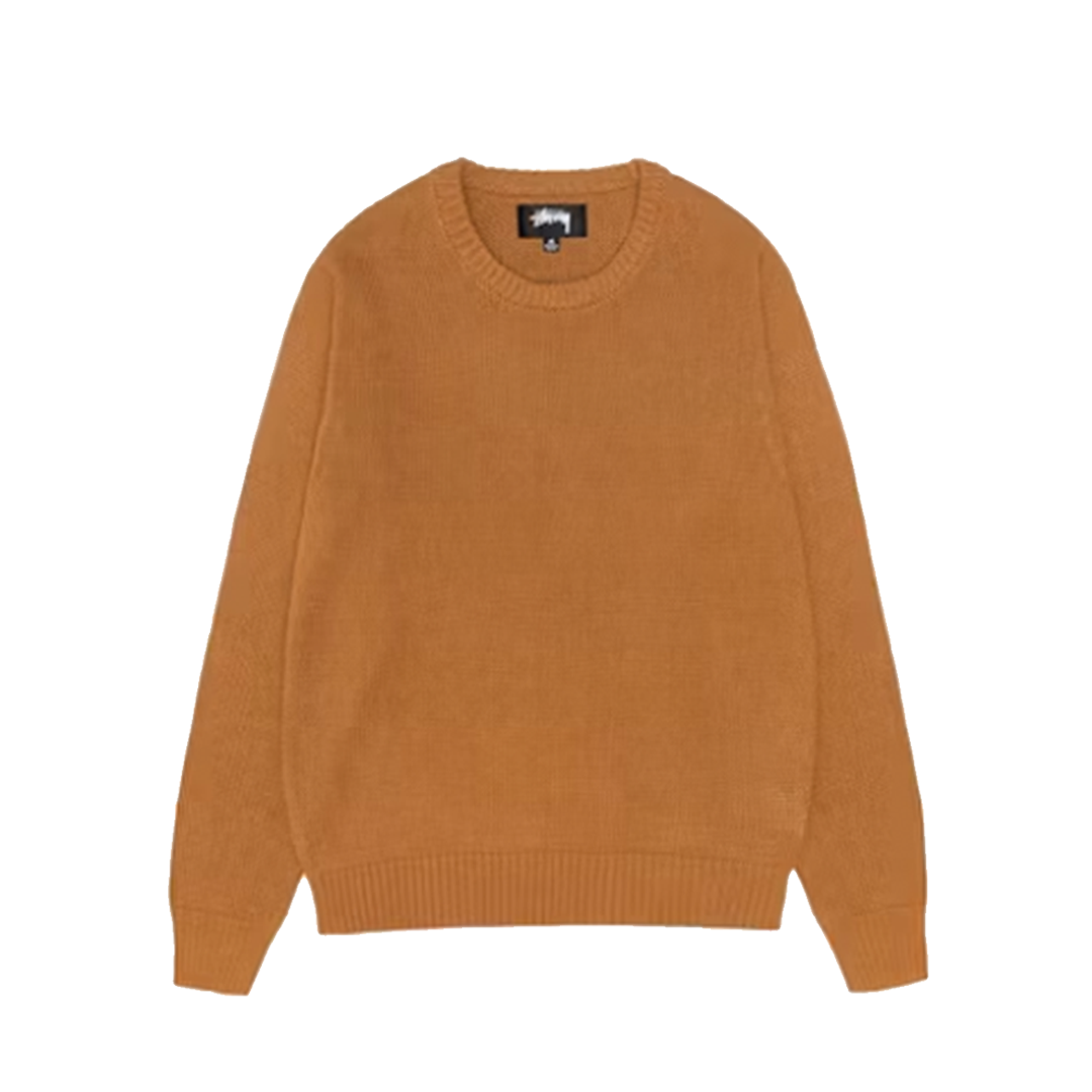トップス STUSSY SURFMAN ICON COTTON LINEN CREW Stussy Surfman Icon Cotton Linen Crew Dusty Blue Men's