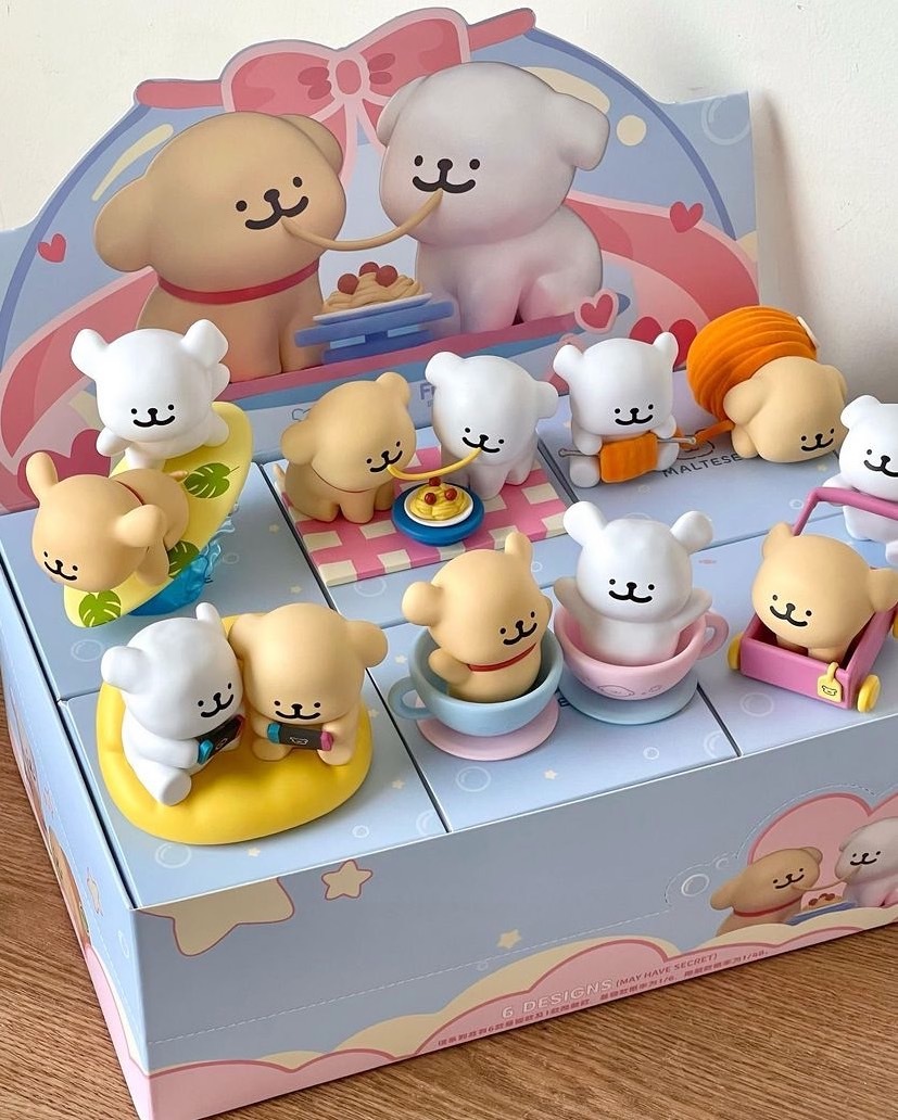 MALTESE  線條小狗 歡樂連連 系列 盲盒 6+1款隱藏版