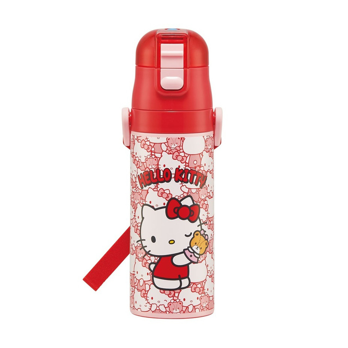 日本品牌 Skater Hello Kitty 470ml 不鏽鋼真空水壺 -SDC4