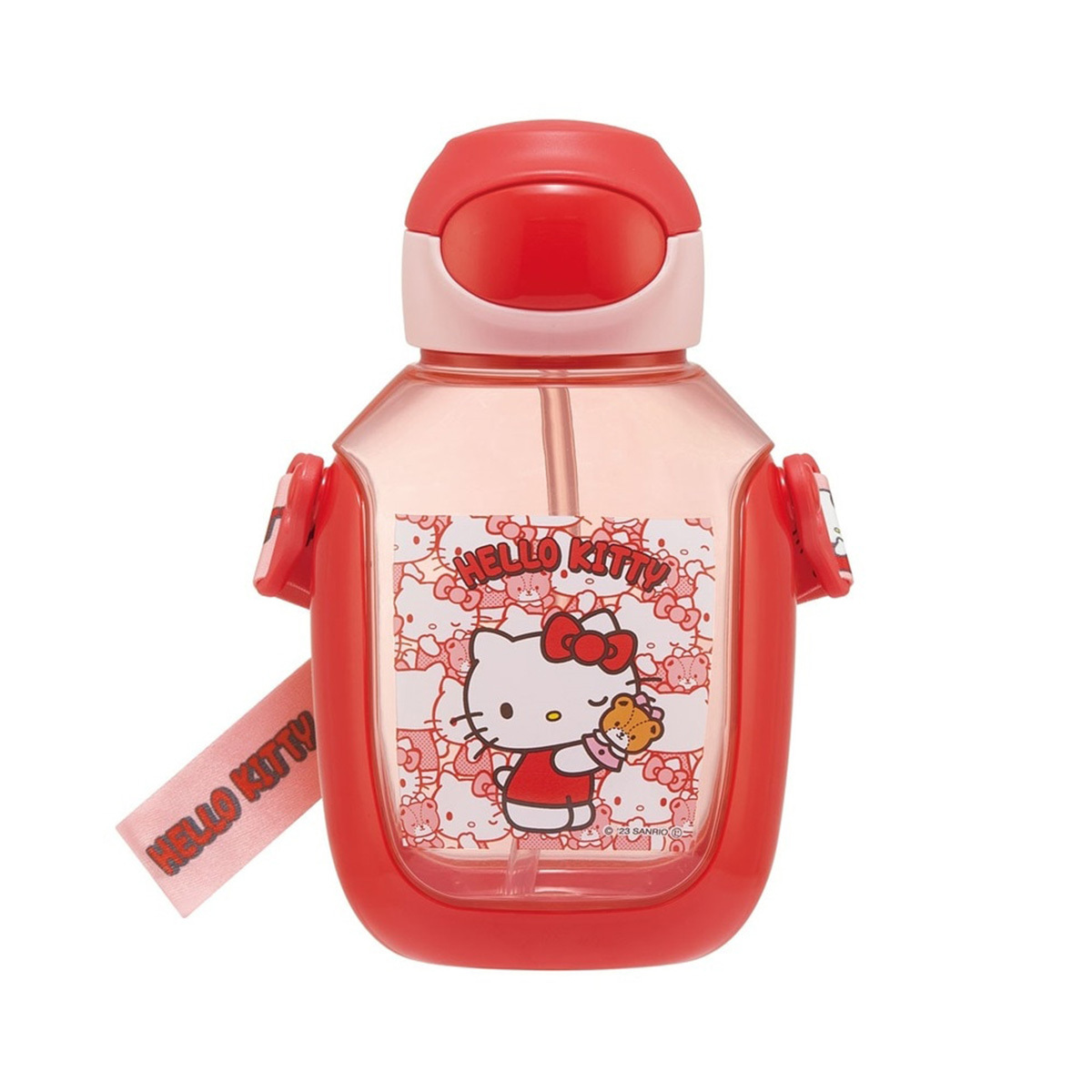 日本品牌 Skater Hello Kitty 530ml 兒童吸管水壺 -PDSH6DX