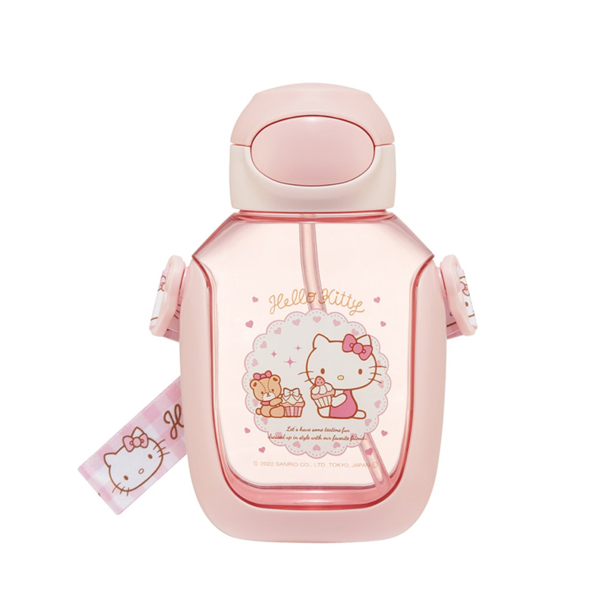 日本品牌 Skater Hello Kitty 530ml 兒童吸管水壺 -PDSH6DX