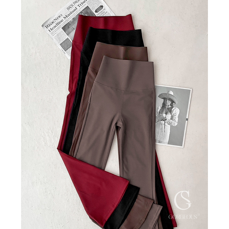 G5859 現貨「爆瘦！SS腰喇叭褲」