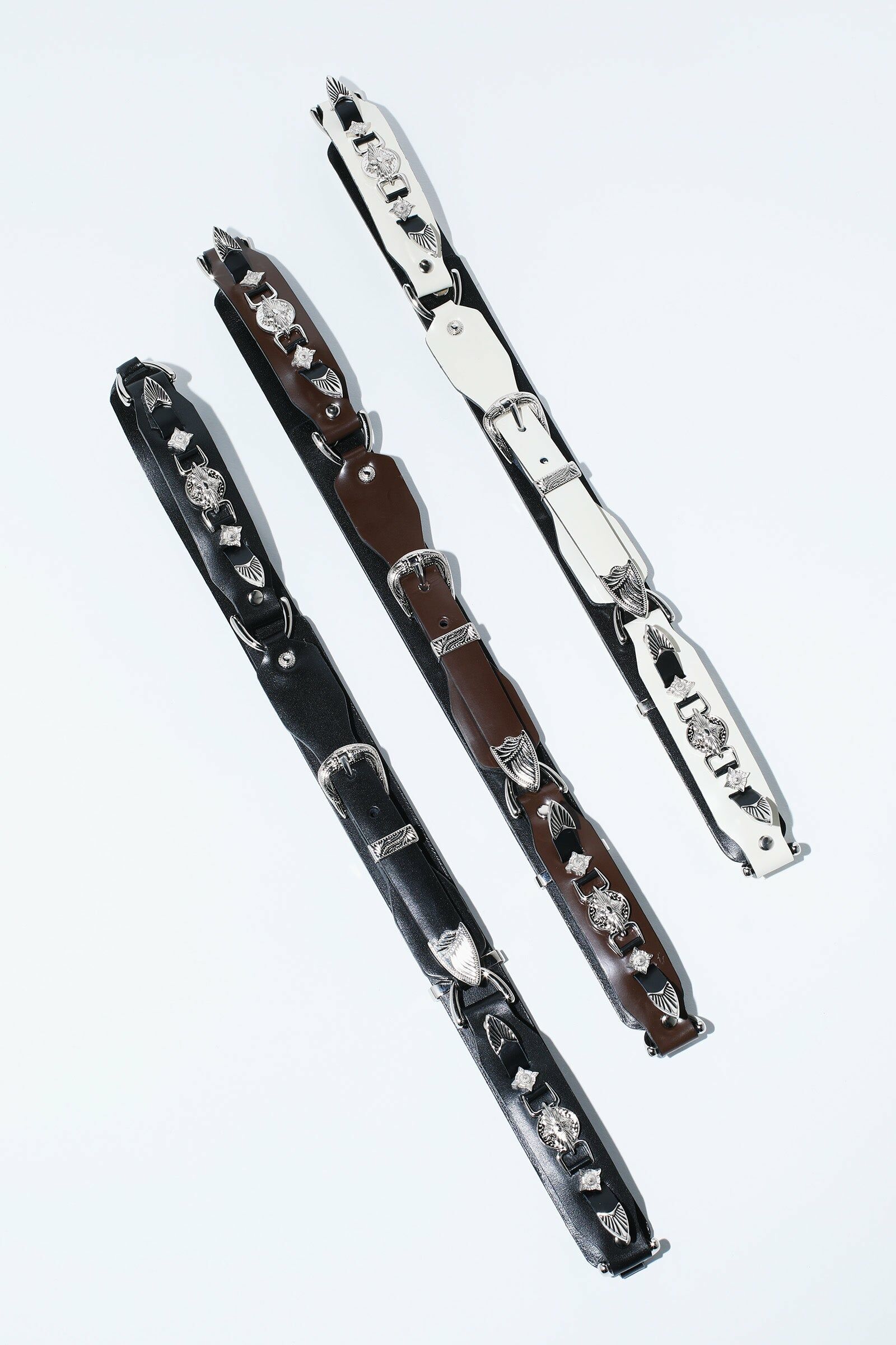 預購┃日本製 TOGA  METAL LEATHER NARROW BELT 單頭 金屬 皮革 細皮帶